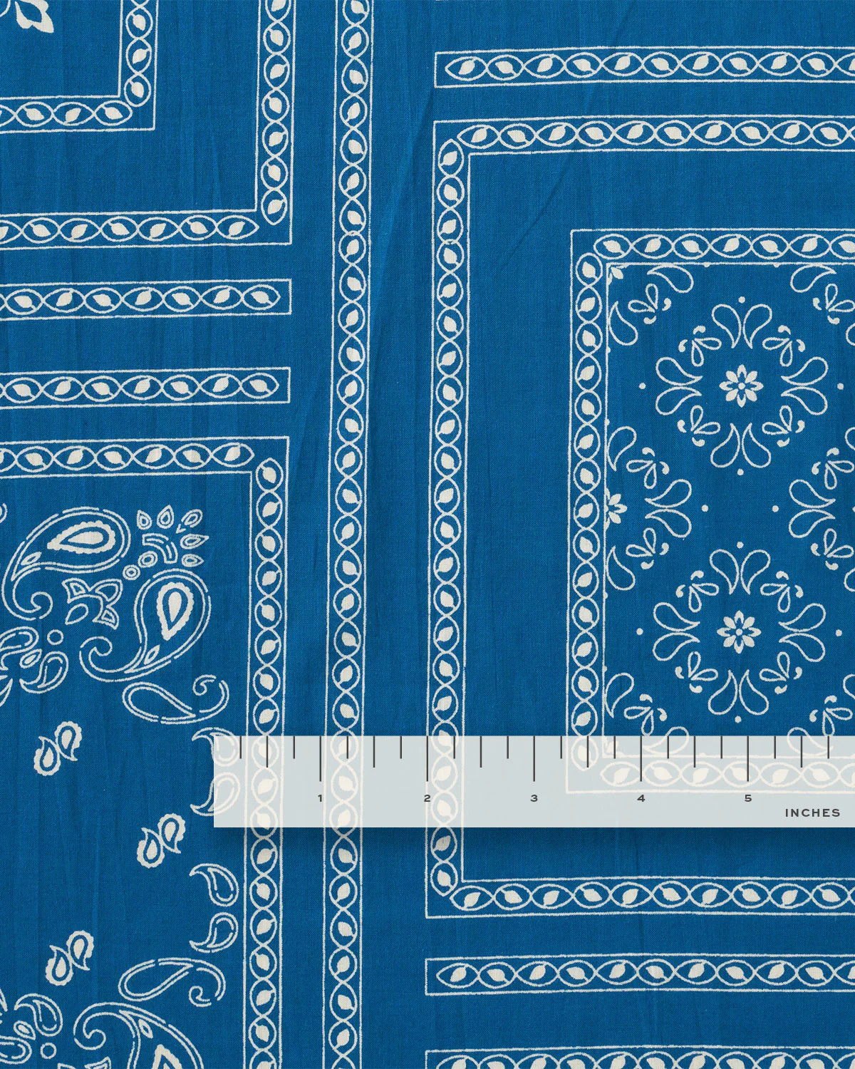 Blue Bandana Block Print - Image 4
