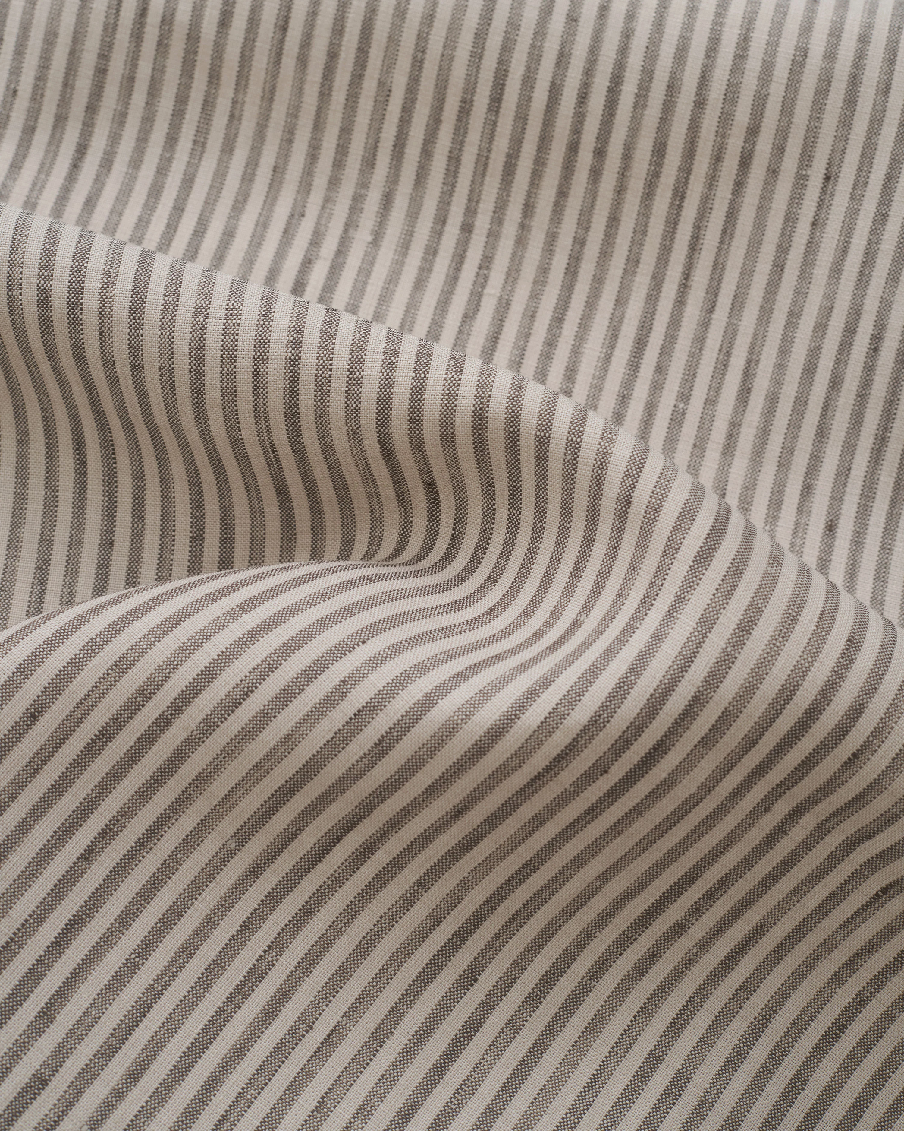 Driftwood Thin Stripe Linen