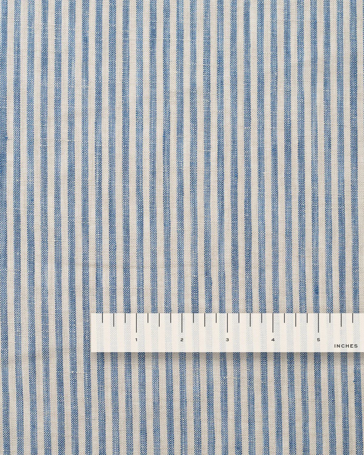Marine Thin Stripe Linen - Image 3