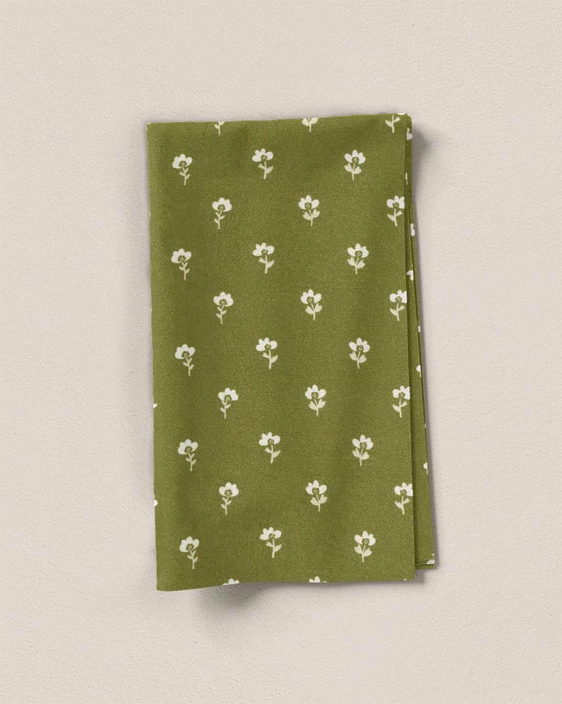 Sunlit Fern Organic Cotton Block Print