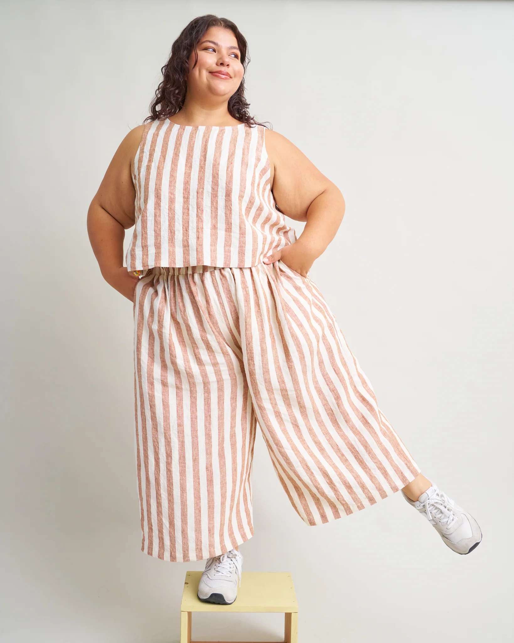 Sunny Side Tank PDF Sewing Pattern | Easy A-Line Tank Top - Image 11